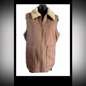 Sanctuary Women’s Mixed Media Vest Size M Pink With Pockets